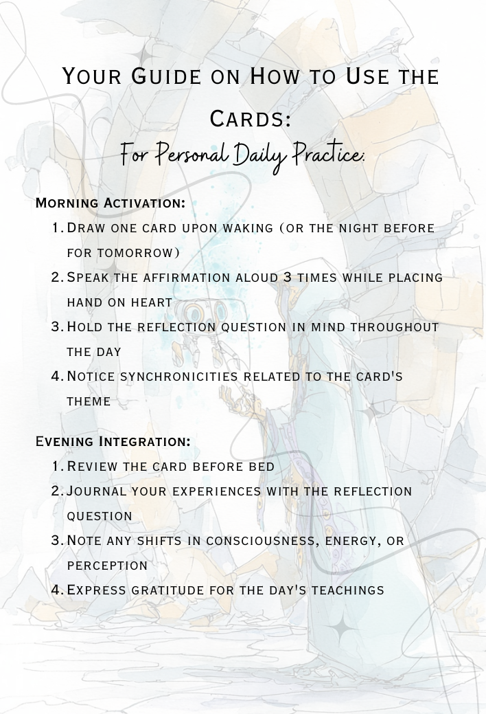 ✨ Omni Love ✨ The Christ Consciousness Printable Mastery Deck